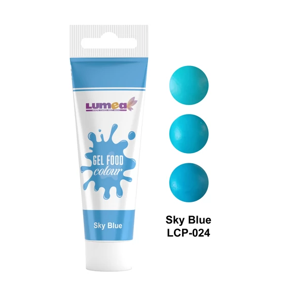 Lumea égszínkék tubusos ételfestékgél, 30g