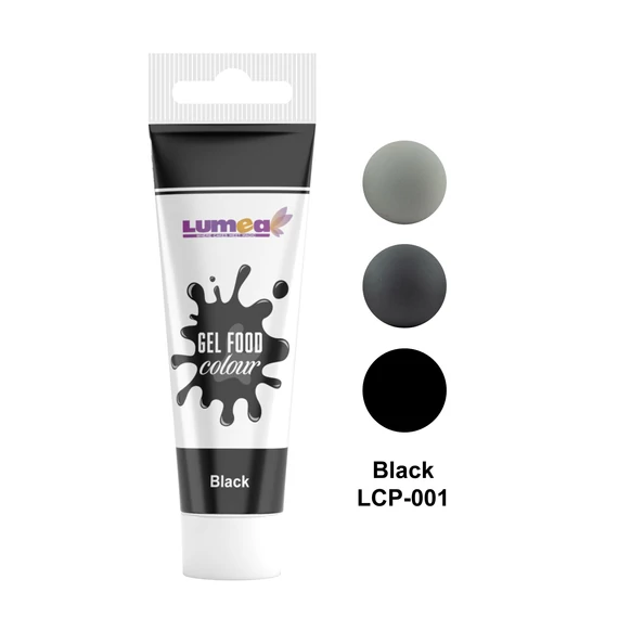 Lumea fekete tubusos ételfestékgél, 30g
