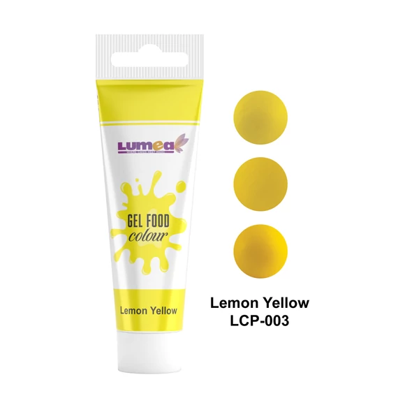 Lumea citromsárga tubusos ételfestékgél, 30g
