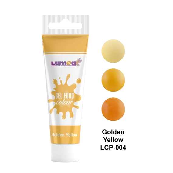 Lumea aranysárga tubusos ételfestékgél, 30g