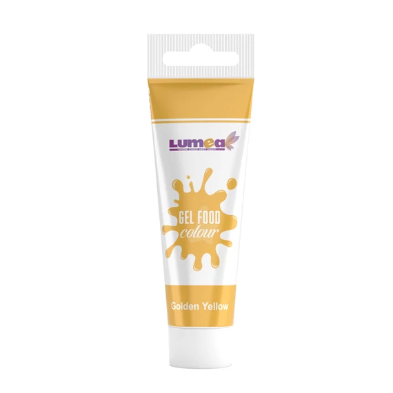 Lumea aranysárga tubusos ételfestékgél, 30g