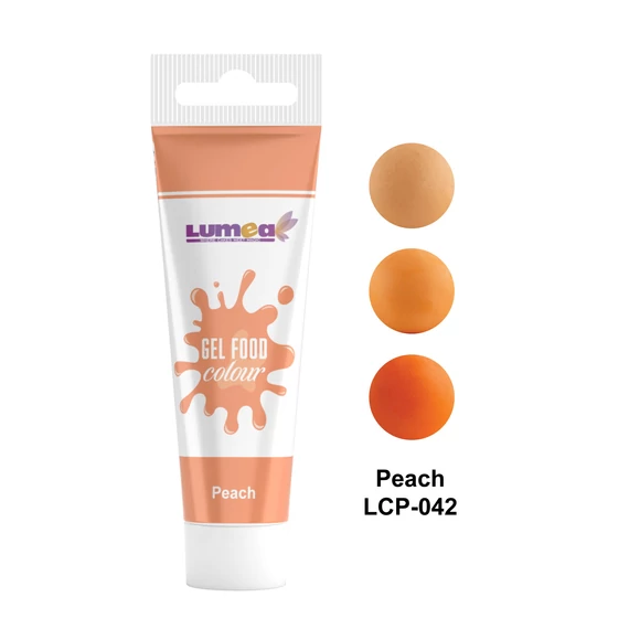 Lumea barackszínű tubusos ételfestékgél, 30g