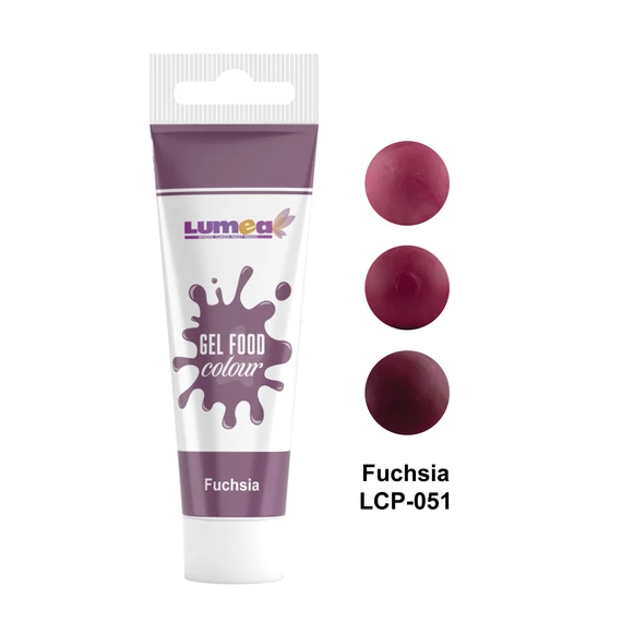 Lumea fukszia tubusos ételfestékgél, 30g