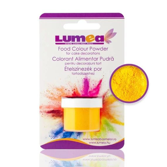 Lumea kanárisárga ételfesték por, 2,5g