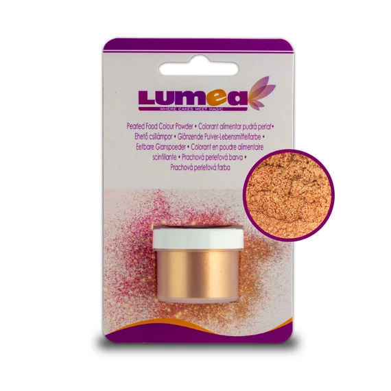 Lumea sugárzó bronz felületi ételfesték por, 3g