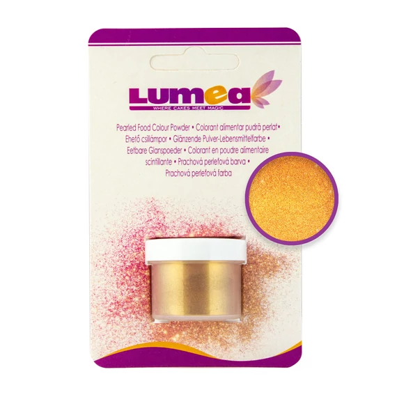 Lumea vörös arany felületi ételfesték por, 4g