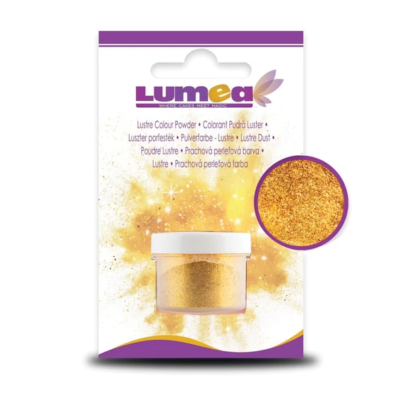 Lumea arany színű felületi ételfesték por, 4g