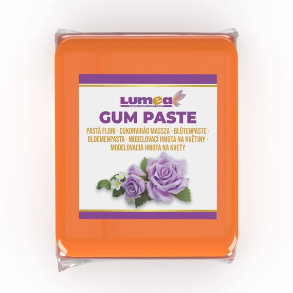 Lumea narancssárga cukorvirág massza, 500g