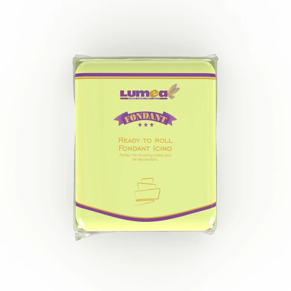 Lumea pasztell sárga fondant, 250g