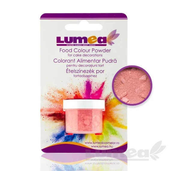 Lumea rózsaszín ételfesték por, 2,5g