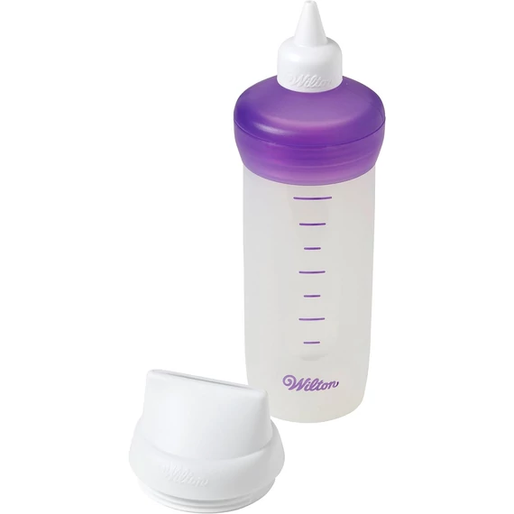 Wilton átlátszó adagoló palack 2 kupakkal