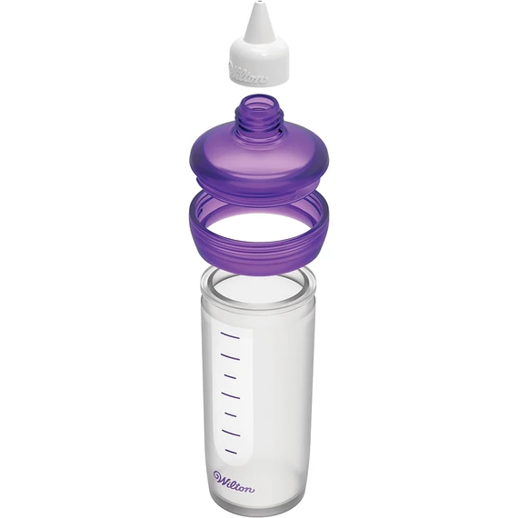 Wilton átlátszó adagoló palack 2 kupakkal