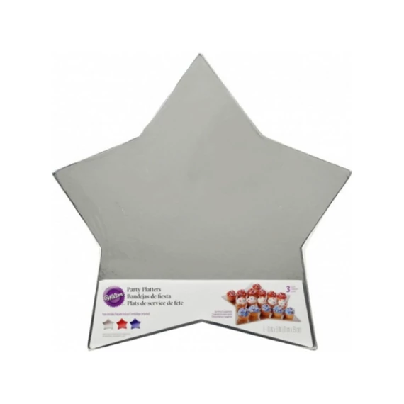 Wilton csillag alakú tortadob – 3 darab