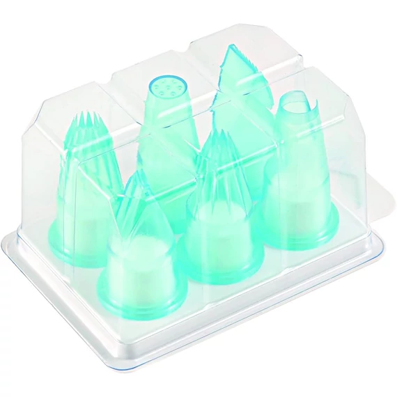 SilikoMart díszítőcső készlet – 6 darab