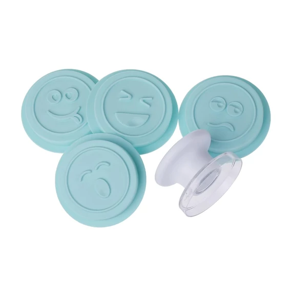 SilikoMart Emoji kiszúrók, 4 darab