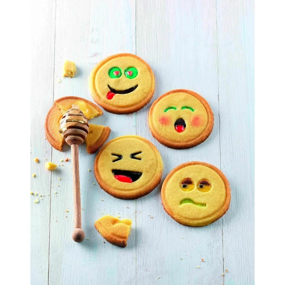 SilikoMart Emoji kiszúrók, 4 darab