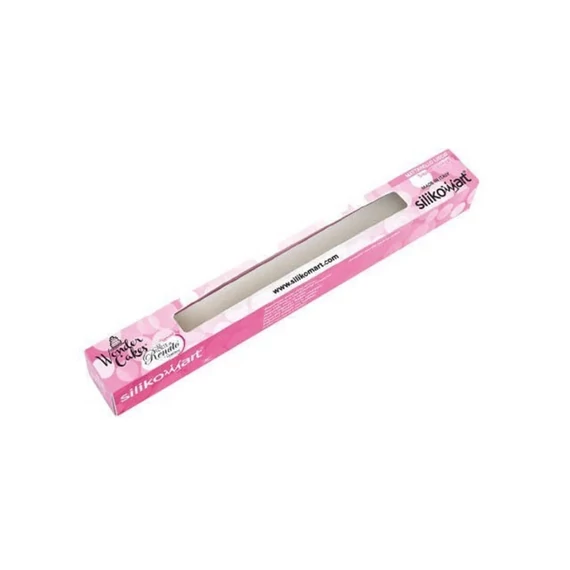 SilikoMart sima felületű sodrófa, 40 cm