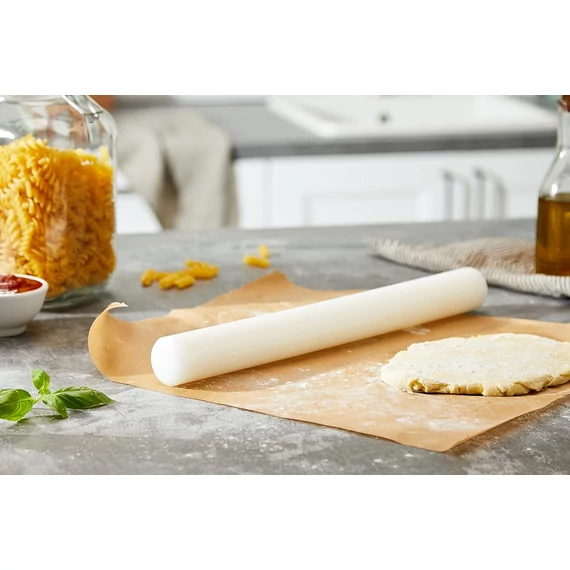 SilikoMart sima felületű sodrófa, 40 cm