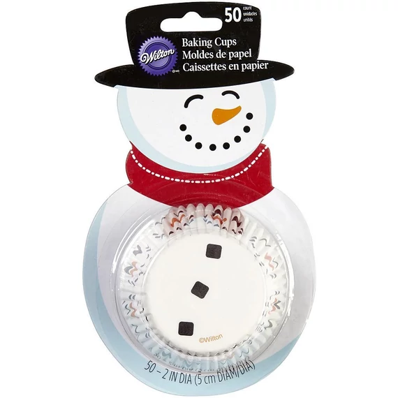 Wilton hóember muffin papír – 50 darab