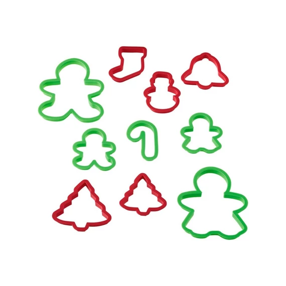 Wilton karácsonyi kiszúró készlet – 10 darab