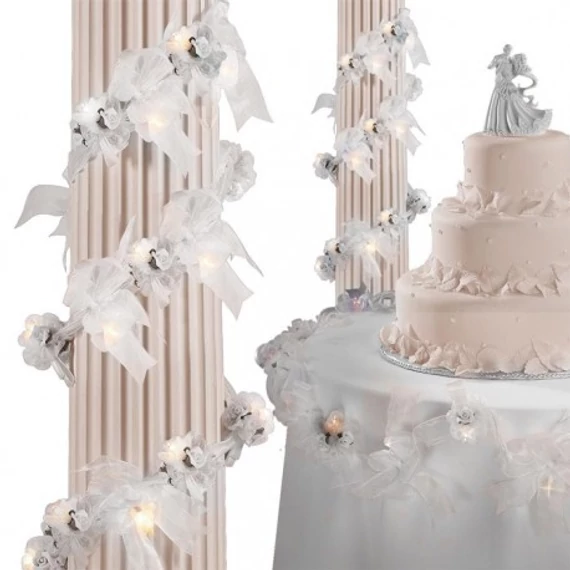 Wilton világító girland kicsi rozsákkal