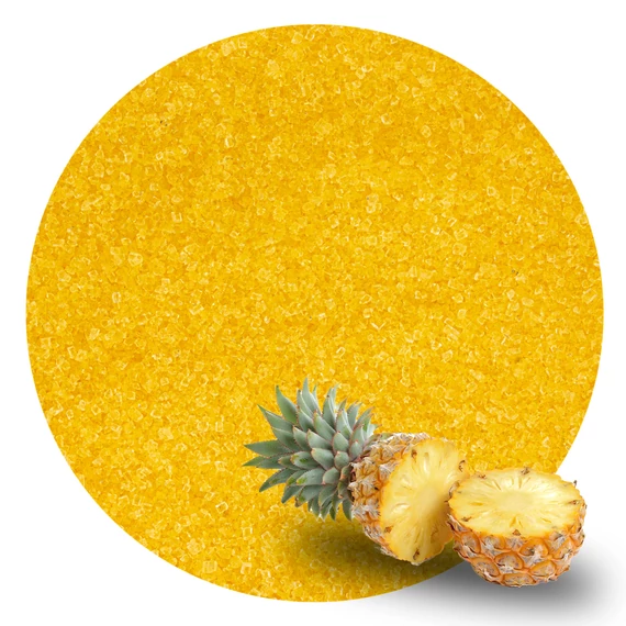 Ananász ízesítésű vattacukor alapanyag, 1kg - Lumea