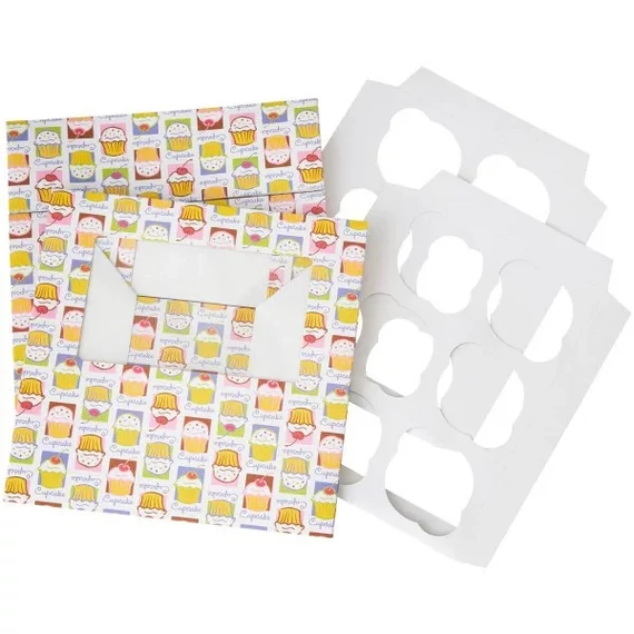 Wilton doboz készlet, muffinok tárolására – 2 darab