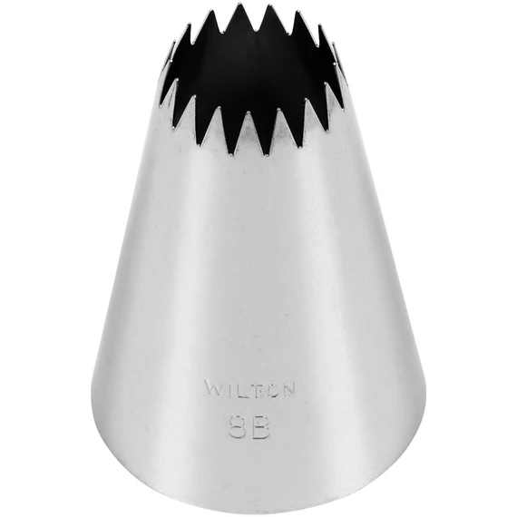 Wilton csillag alakú díszítőcső, #8b
