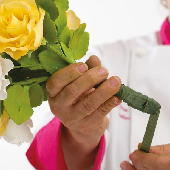 Lumea fehér torta virág szalag, 27m