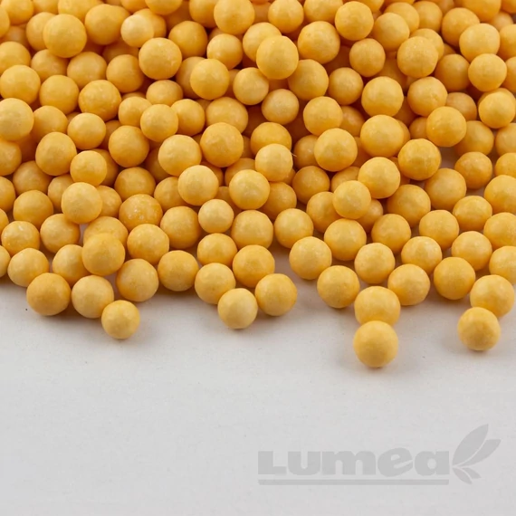 Lumea aranysárga cukorgyöngy, 7mm, 1kg