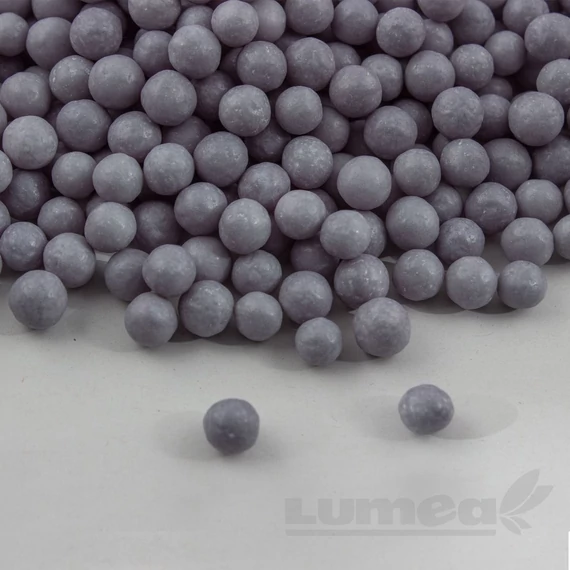 Lumea ezüstös szürke cukorgyöngy, 7mm, 1kg