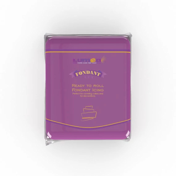 Lumea lila neon hatású fondant, 250g
