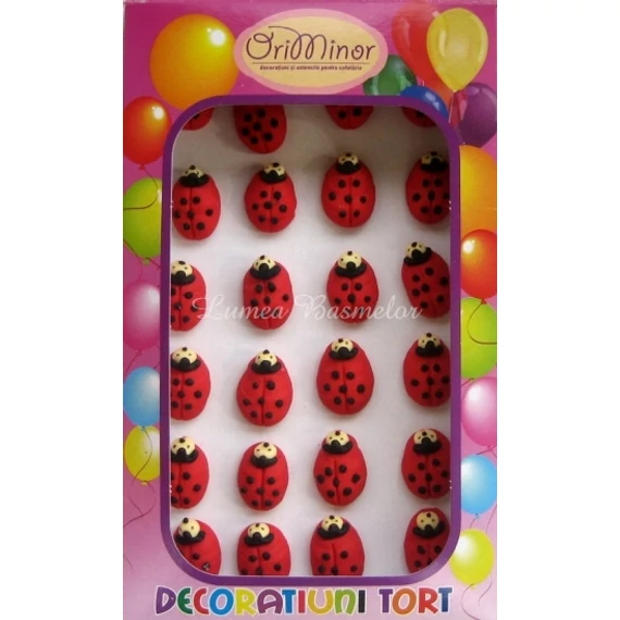 Lumea katica tortadísz szett cukorból, 15 darab