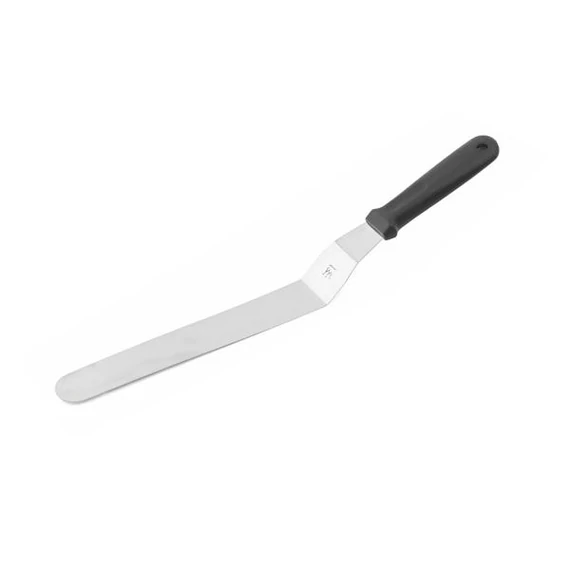 SilikoMart spatula hajlított éllel, 38cm