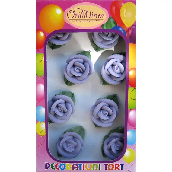 Lumea lila icing rózsa – 8 darab