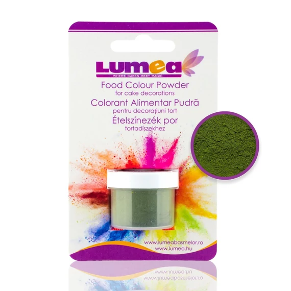 Lumea fűzöld ételfesték por, 2,5g