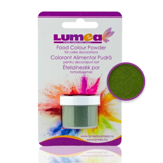 Lumea mohazöld ételfesték por, 2g