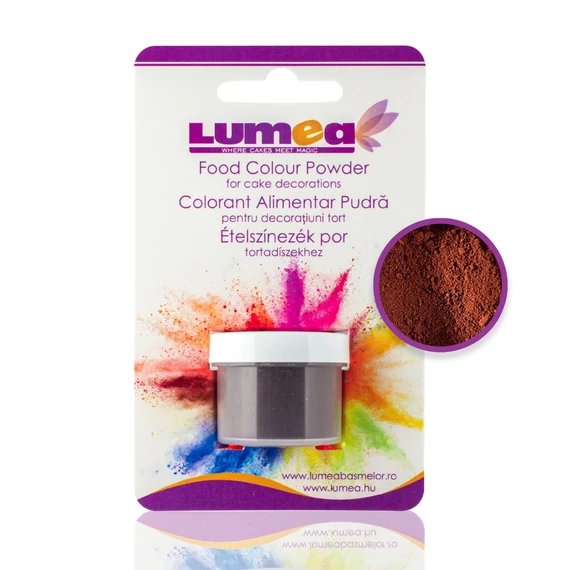 Lumea csokoládébarna ételfesték por, 2g