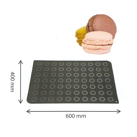SilikoMart macaron sütő szilikon lap