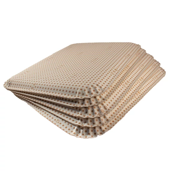 Lumea arany színű téglalap alakú tortatálca karton, 3E