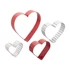 Szív kiszúró szett, 4 db. - Wilton