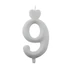 Lumea fehér 9-es gyertya – 1 darab