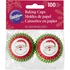 Mini muffin papír készlet, Mikulás, 100 db - Wilton